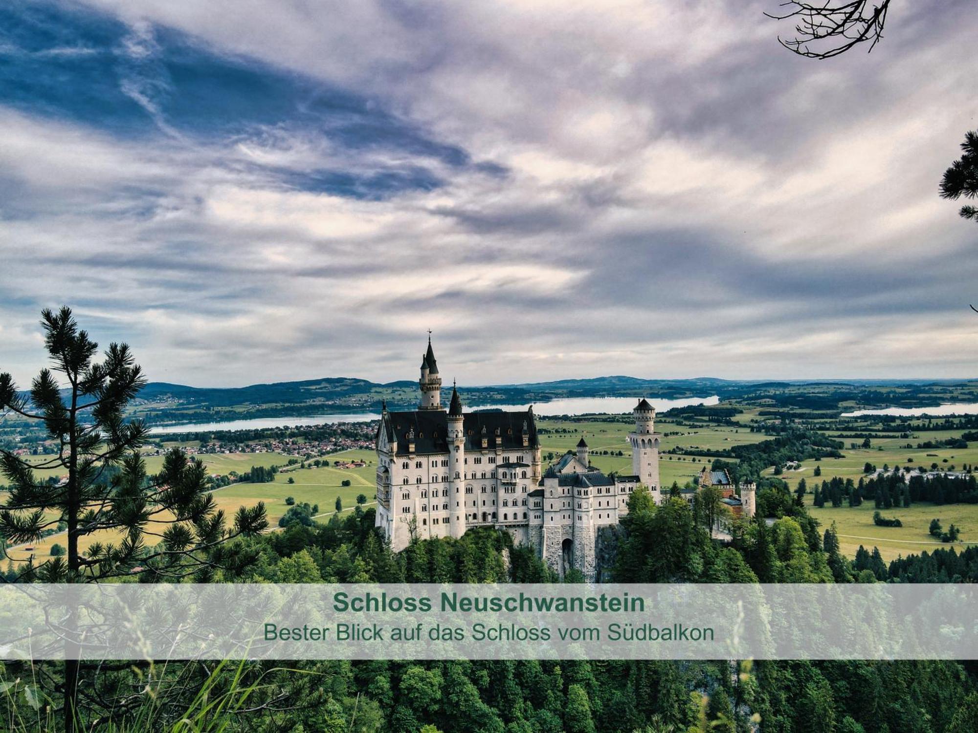 Chalet - Ferienwohnungen - Biohof Stoeger - Panoramasuedbalkon - Grandiose Aussicht Auf See, Berge Und Schloss Neuschwanstein Rieden Extérieur photo